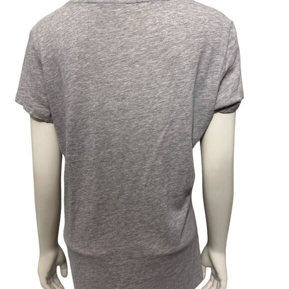 Aeropostale Est 87 Gray Short Sleeve T Shirt Teal Logo Size XLarge - Picture 3 of 8